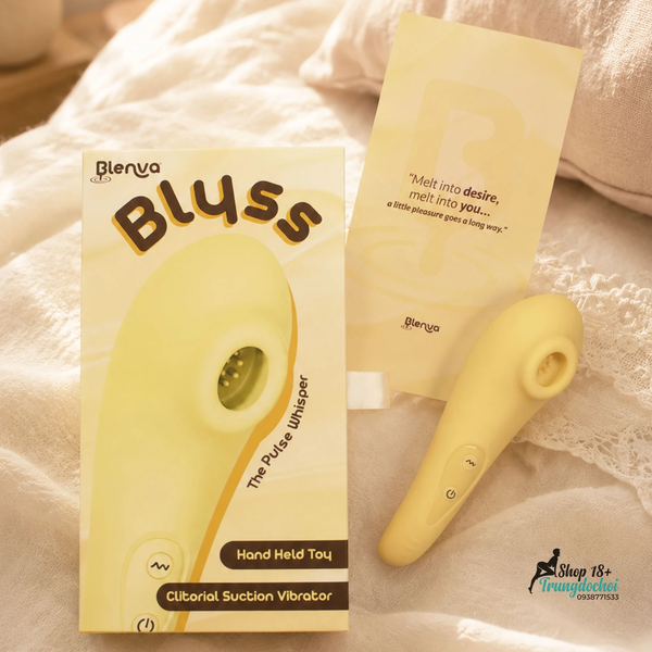  Máy Rung Hút Âm Vật Blenva Blyss — 10 Chế Độ Xung Khí, Không Cọ Xát Lên Da