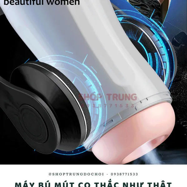 Máy Tự Sướng Rung Hút Co Thắc Tự Động Heihei Cup