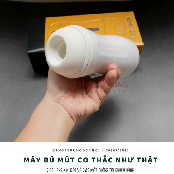 Máy Tự Sướng Rung Hút Co Thắc Tự Động Heihei Cup