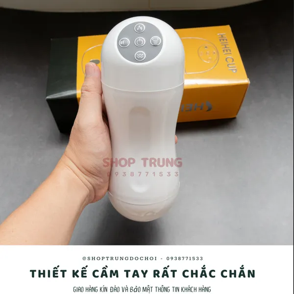 Máy Tự Sướng Rung Hút Co Thắc Tự Động Heihei Cup