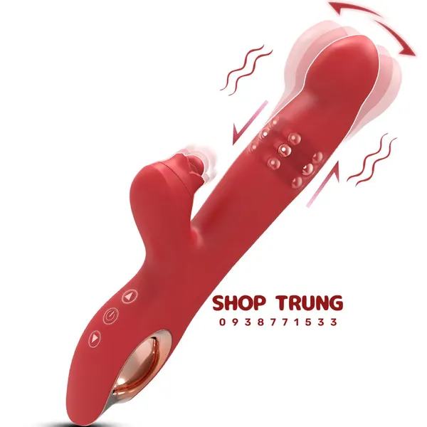 Máy Rung Đa Chức Năng Silicone Trải Nghiệm 3 Trong 1 Đỉnh Cao Rung, Hút & Lắc