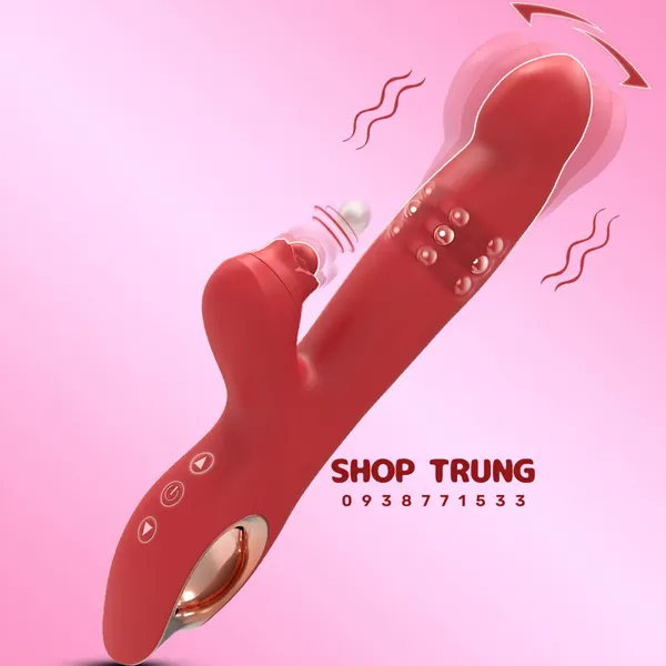Máy Rung Đa Chức Năng Silicone Trải Nghiệm 3 Trong 1 Đỉnh Cao Rung, Hút & Lắc