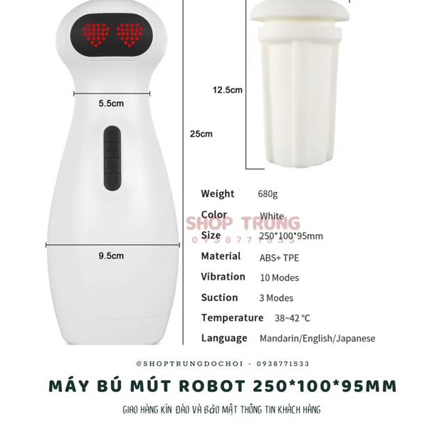 Tại sao máy rung bú hút co thắt tự động Cute Robot được yêu thích?