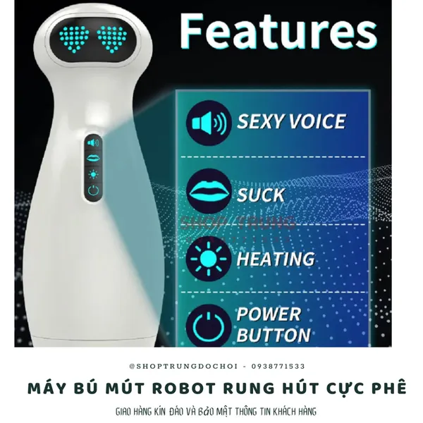 Tại sao máy rung bú hút co thắt tự động Cute Robot được yêu thích?
