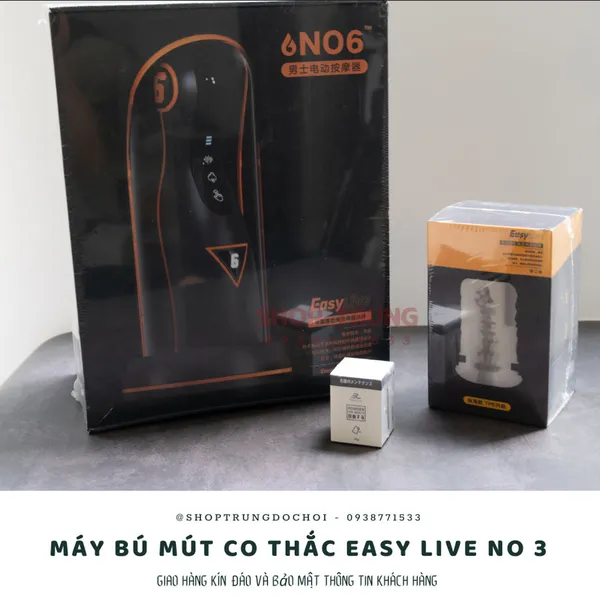 Máy Tự Sướng Rung Hút Co Thắc Tự Động Easy Live No 3