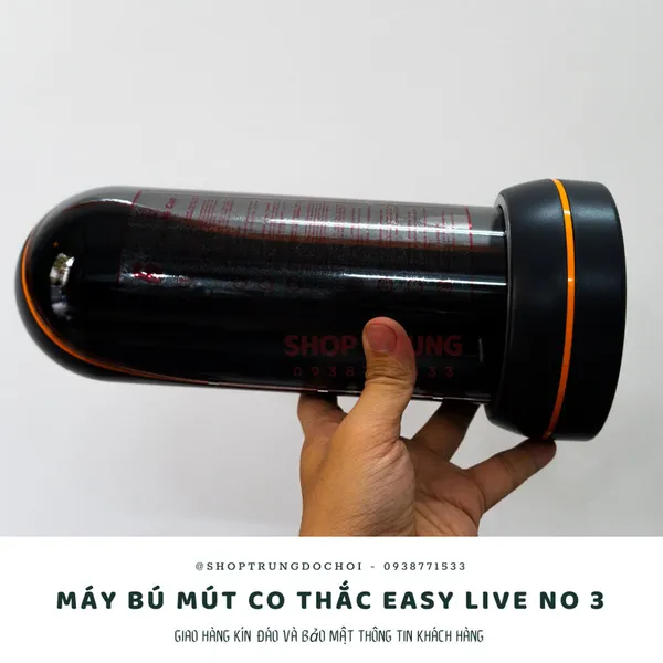 Máy Tự Sướng Rung Hút Co Thắc Tự Động Easy Live No 3