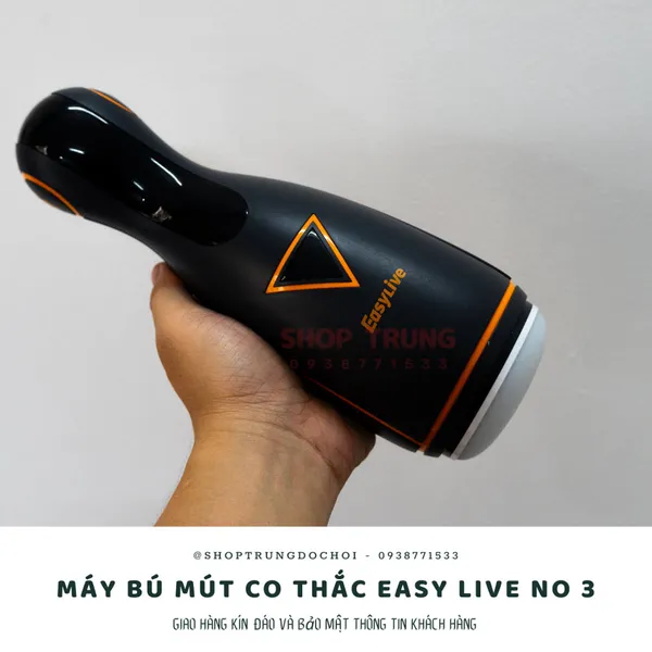 Máy Tự Sướng Rung Hút Co Thắc Tự Động Easy Live No 3