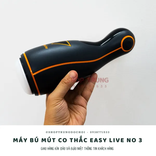 Máy Tự Sướng Rung Hút Co Thắc Tự Động Easy Live No 3
