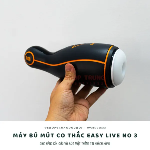 Máy Tự Sướng Rung Hút Co Thắc Tự Động Easy Live No 3