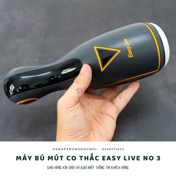 Máy Tự Sướng Rung Hút Co Thắc Tự Động Easy Live No 3