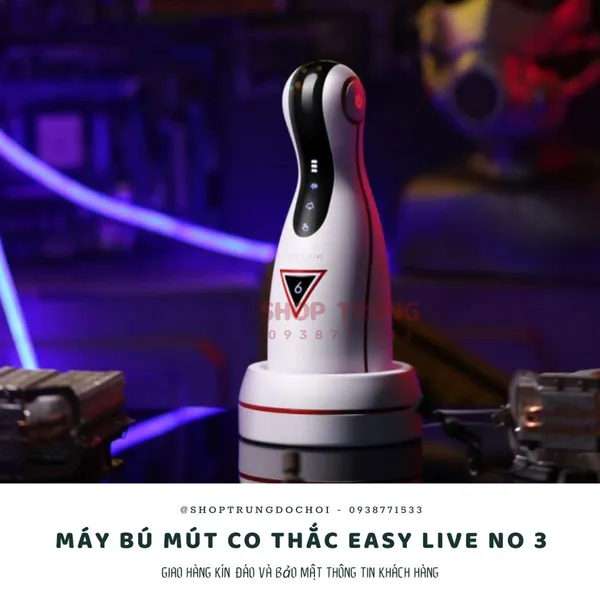 Máy Tự Sướng Rung Hút Co Thắc Tự Động Easy Live No 3