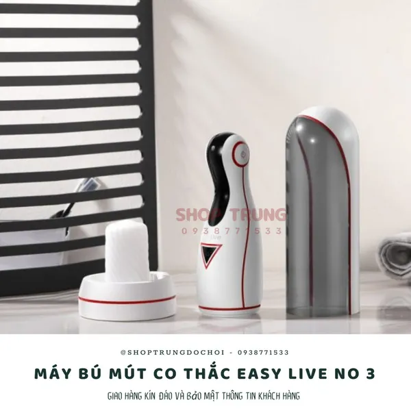 Máy Tự Sướng Rung Hút Co Thắc Tự Động Easy Live No 3