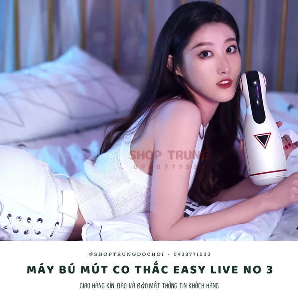 Máy Tự Sướng Rung Hút Co Thắc Tự Động Easy Live No 3