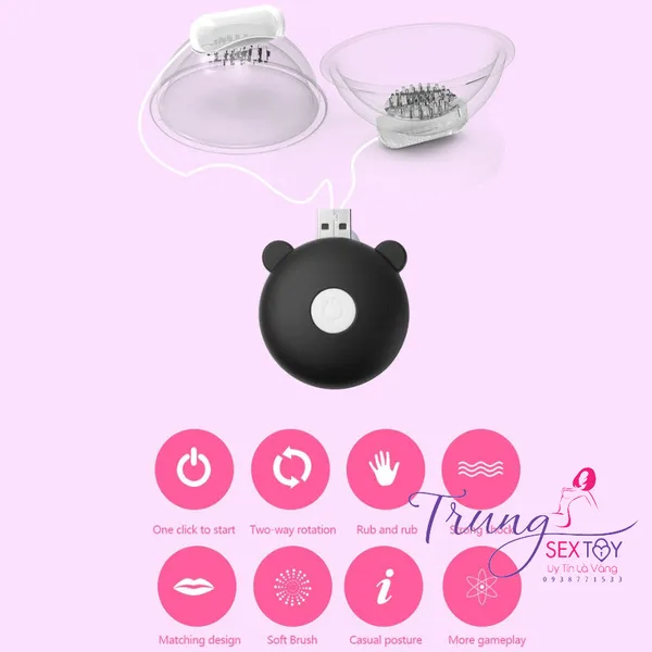 Đồ chơi người lớn máy rung massage ngực