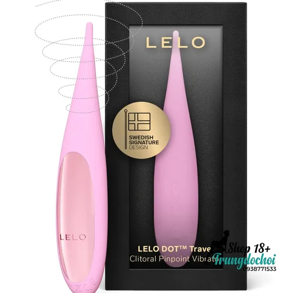 LELO Dot Travel Máy Rung Pinpoint Với Infinite Loop