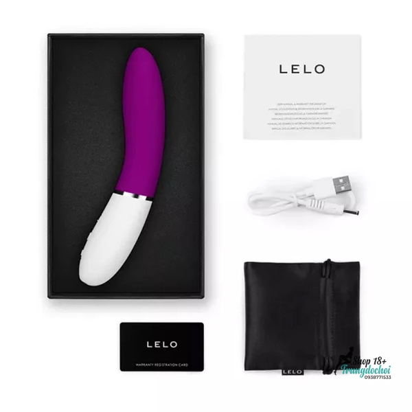 Máy Rung Điểm G LELO LIV 3 Dáng Cong Vừa Vặn, Kết Nối App, Êm Dưới 60dB