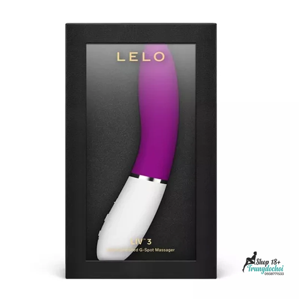 Máy Rung Điểm G LELO LIV 3 Dáng Cong Vừa Vặn, Kết Nối App, Êm Dưới 60dB