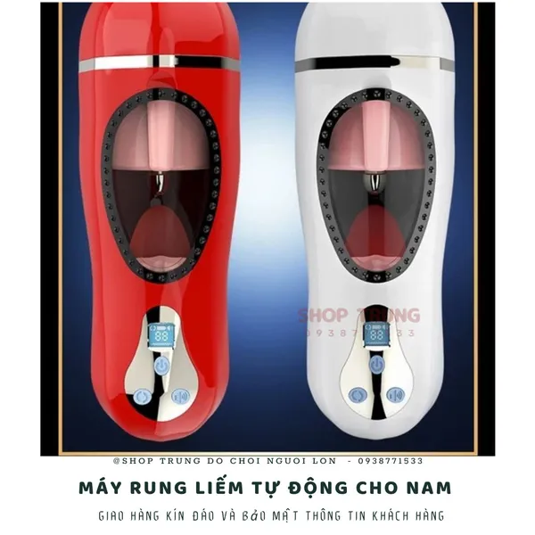 Máy rung và liếm dành cho nam cực kích thích 