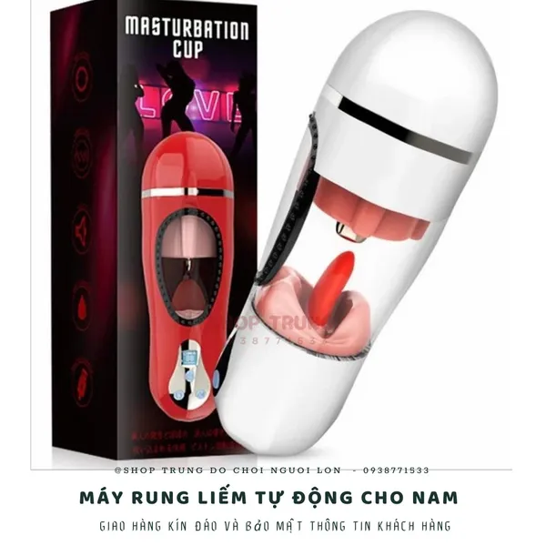 Máy rung và liếm dành cho nam cực kích thích 