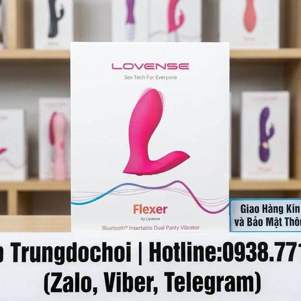 Lovense Flexer Máy Rung 3 Động Cơ, Chuyển Động Mô Phỏng Ngón Tay Đồng Hành Cặp Đôi Mọi Khoảng Cách