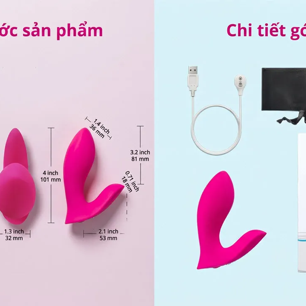 Lovense Flexer Máy Rung 3 Động Cơ, Chuyển Động Mô Phỏng Ngón Tay Đồng Hành Cặp Đôi Mọi Khoảng Cách