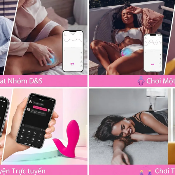 Lovense Flexer Máy Rung 3 Động Cơ, Chuyển Động Mô Phỏng Ngón Tay Đồng Hành Cặp Đôi Mọi Khoảng Cách