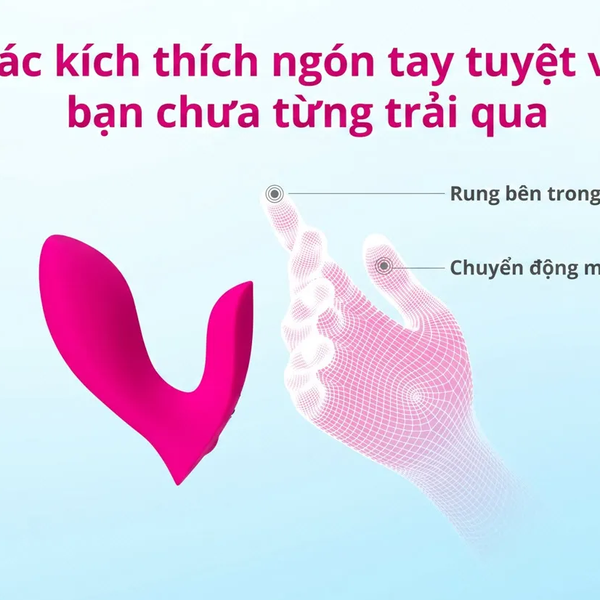 Lovense Flexer Máy Rung 3 Động Cơ, Chuyển Động Mô Phỏng Ngón Tay Đồng Hành Cặp Đôi Mọi Khoảng Cách