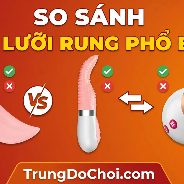 Máy Rung Lưỡi Liếm 3-in-1 Khoái Cảm 3 Chiều Rung, Ngoáy Thụt & Liếm Âm Vật Cùng Lúc