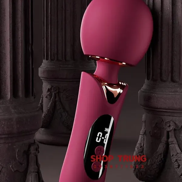 Máy Rung Massage Elizabeth Đầu 61mm, Màn Hình LCD Rung Siêu Mạnh