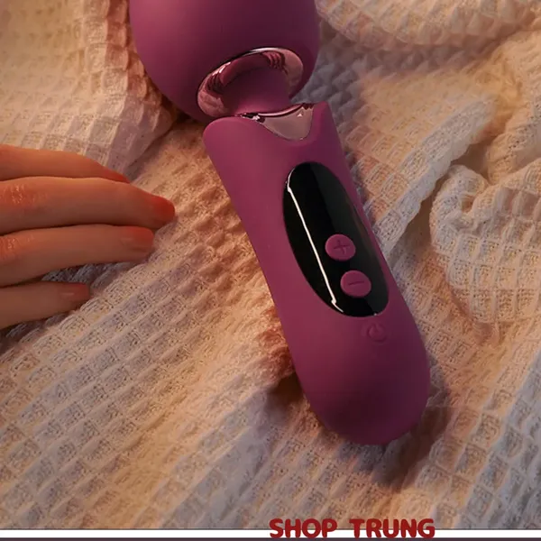 Máy Rung Massage Elizabeth Đầu 61mm, Màn Hình LCD Rung Siêu Mạnh