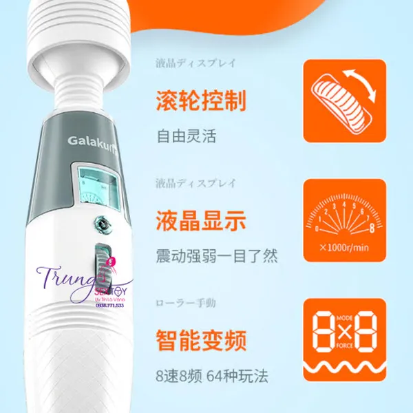 Chày rung massage kích thích vùng kín hàng chính hãng Galaku Nhật Bản