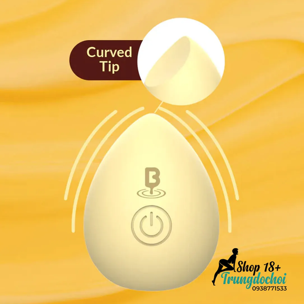 Máy Rung Âm Vật Blenva Bonbon Chóp Cong Định Hướng, Nhỏ Như Mút Trang Điểm