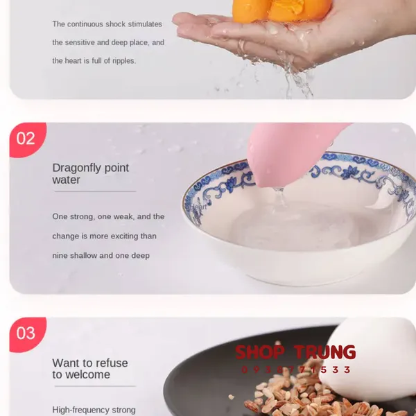 Trứng rung tình yêu mini hình con Thỏ xinh xắn dành cho nữ