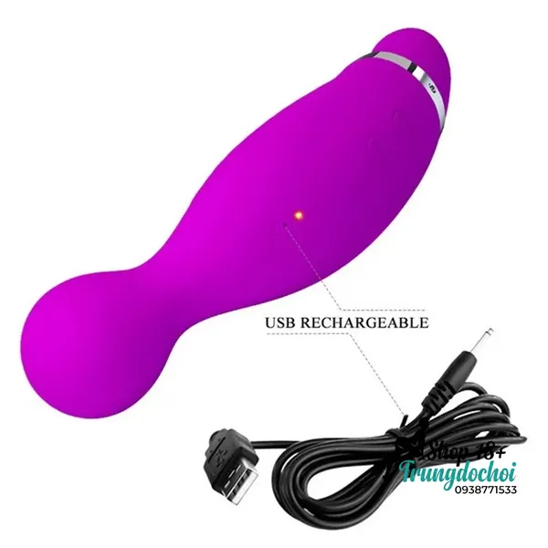 Máy Rung Bú Âm Vật Pretty Love Pecker: 12 Chế Độ Rung + 12 Chế Độ Hút Khoái Cảm Kép