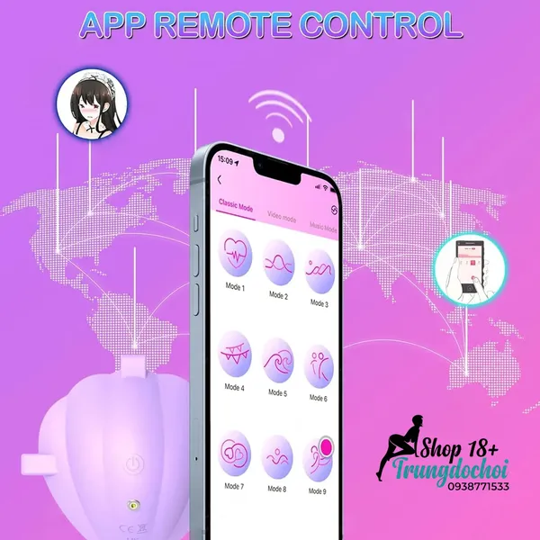 Máy Rung Massage Ngực Sexyrose Rita Chạm Đến Cảm Xúc Dù Cách Xa Ngàn Dặm