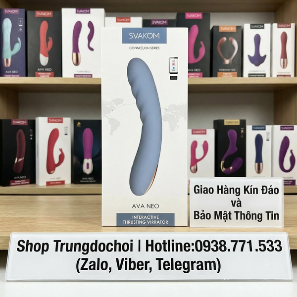 Svakom Ava Neo Máy Rung Thụt Tự Động Kết Nối App Điều Khiển Từ Xa Không Giới Hạn Khoảng Cách