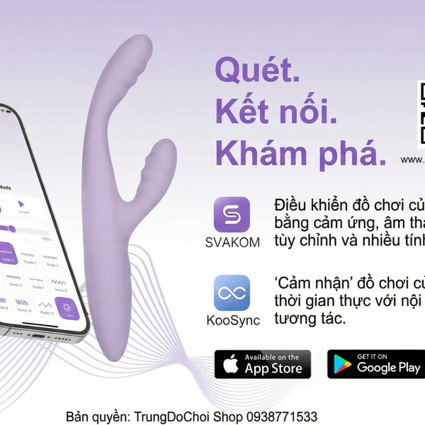 Máy Rung Kích Thích Điểm G Svakom Cici Plus 2, Sưởi Ấm 38°C, Điều Khiển App