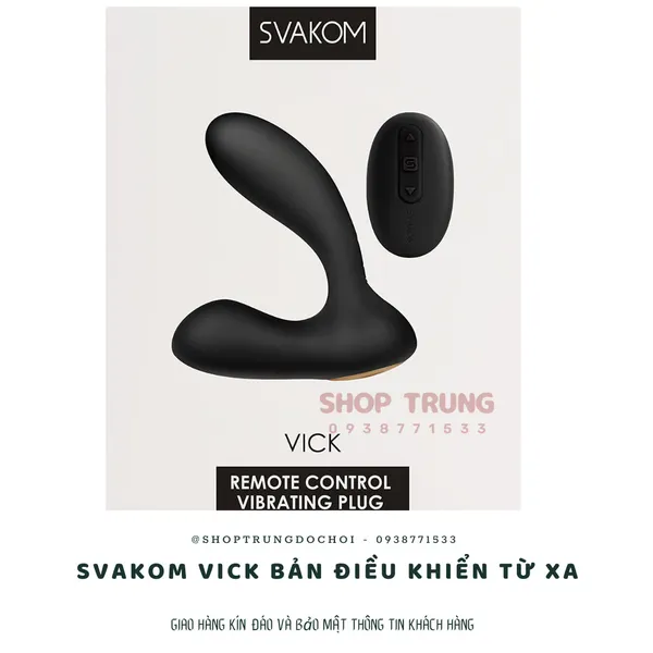 Máy Rung Hậu Môn Svakom Vicky Điều Khiển Từ Xa