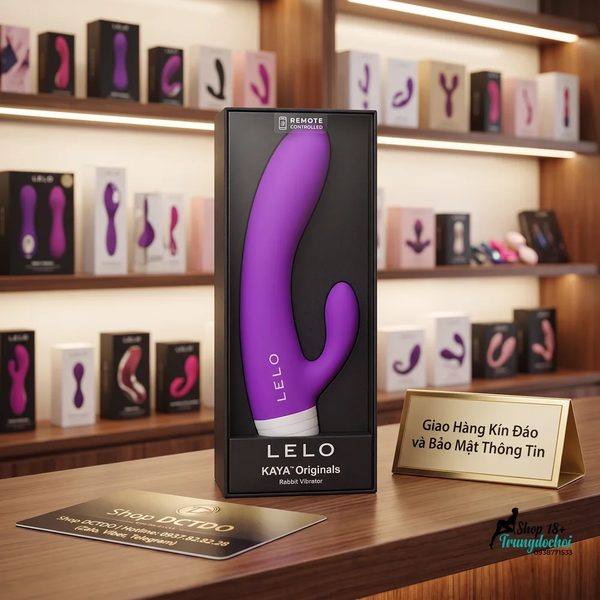 Máy Rung Tai Thỏ LELO KAYA – Hai Động Cơ Riêng Cho Điểm G Và Âm Vật, Kết Nối App
