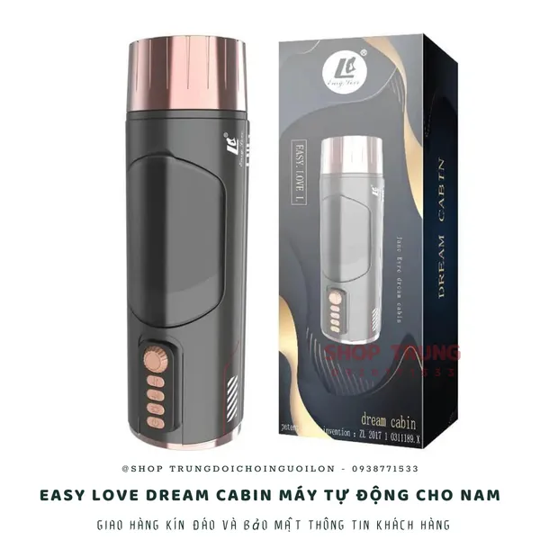 Máy Tự Sướng Co Bóp Rung Thụt Có  Âm Thanh Easy Love Dream Cabin