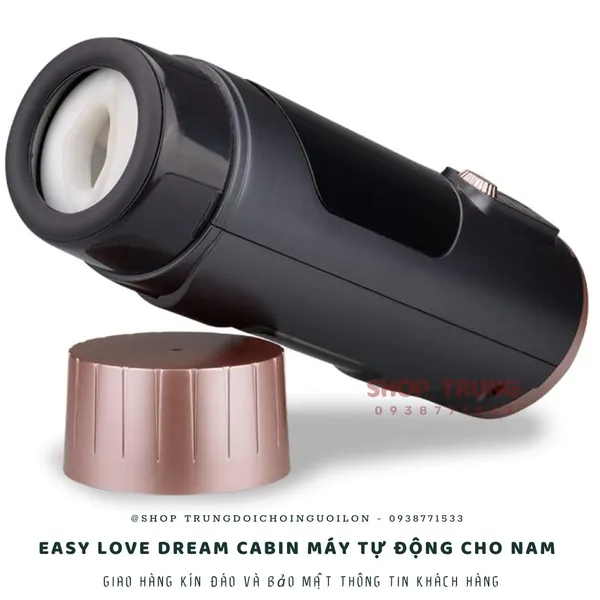 Máy Tự Sướng Co Bóp Rung Thụt Có  Âm Thanh Easy Love Dream Cabin