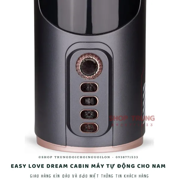 Máy Tự Sướng Co Bóp Rung Thụt Có  Âm Thanh Easy Love Dream Cabin