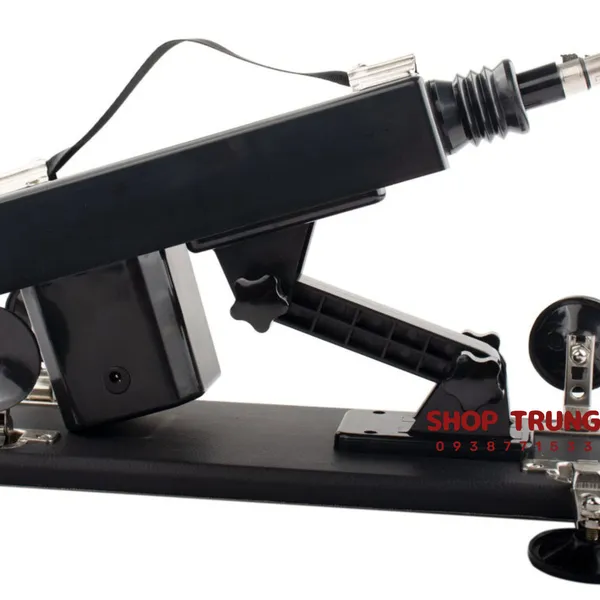 Máy rung thụt tự động Machine Gun dành cho nữ kèm 6 đầu thay thế 