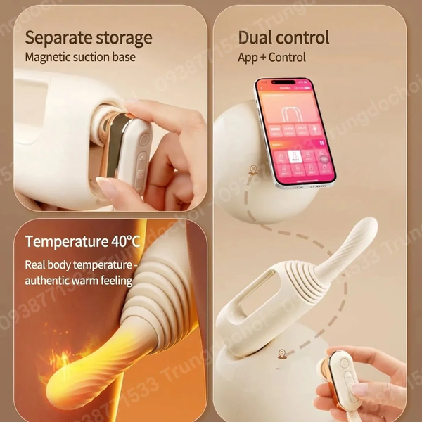 Máy Rung Thụt SVAKOM Pulse Pro (Handy Thruster) Hút, Sưởi Ấm, Điều Khiển App