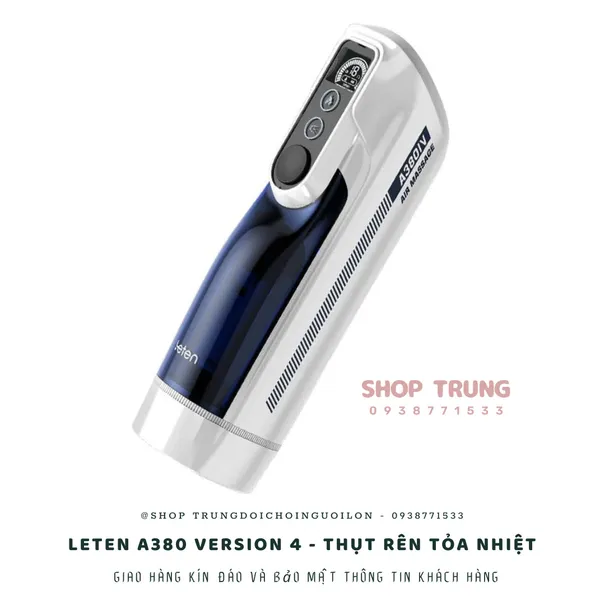 Máy Tự Động Rung Thụt Thế Hệ Mới Leten A380 Version 4