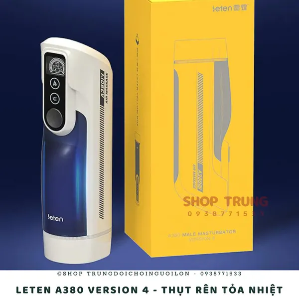 Máy Tự Động Rung Thụt Thế Hệ Mới Leten A380 Version 4