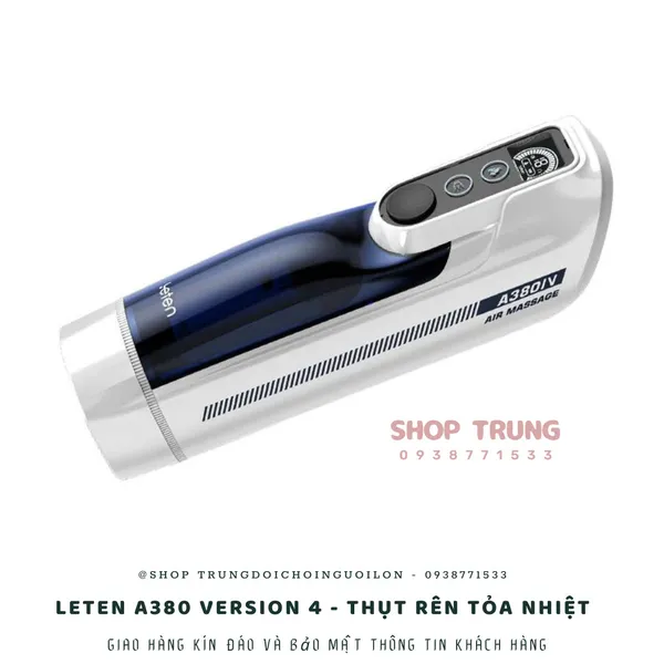 Máy Tự Động Rung Thụt Thế Hệ Mới Leten A380 Version 4