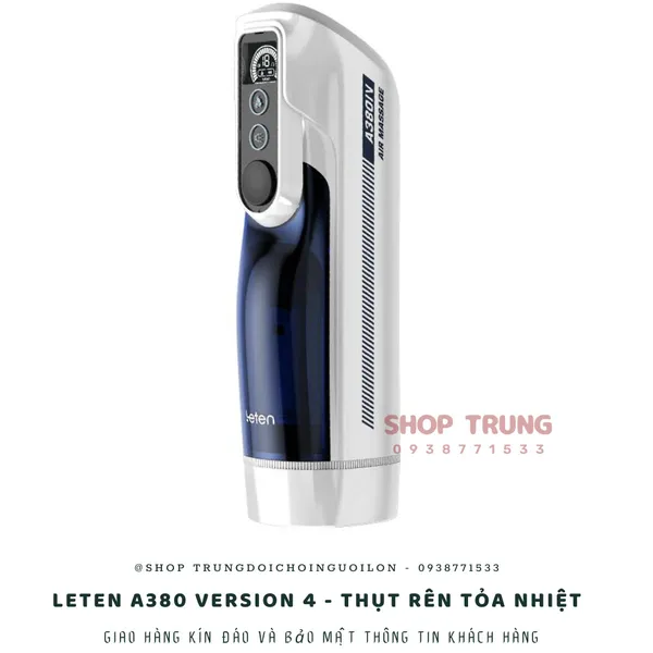 Máy Tự Động Rung Thụt Thế Hệ Mới Leten A380 Version 4