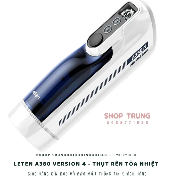 Máy Tự Động Rung Thụt Thế Hệ Mới Leten A380 Version 4