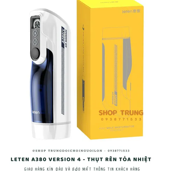 Máy Tự Động Rung Thụt Thế Hệ Mới Leten A380 Version 4